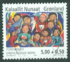 Grönland – F  417 Föreningen Grönlands Barn, 1 kpl stpl