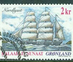 Grönland – F  381 Skepp, ”Nordlyset”, 2.00 kr stpl