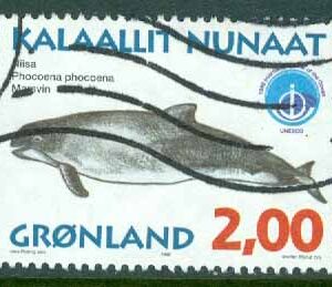 Grönland – F  315 Valar III, tumlare, 2.00 kr stpl
