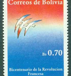 Bolivia – M 1101 Franska revolutionen 200 år, 1 kpl **