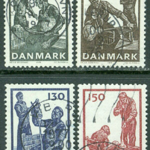 Danmark – F  656-659 Dansk glastillverkning, 4 kpl stpl