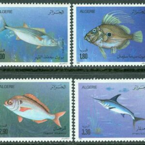 Algeriet – M 1004-1007 Fiskar, 4 kpl **