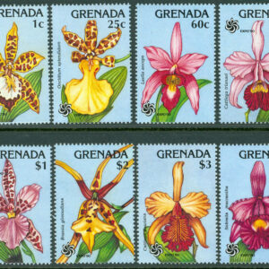 Grenada – M 2078-2085 Int. Blomutställning vid EXPO 90 Osaka, 8 kpl **