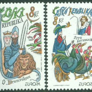 Tjeckien – M  144-145 Europa 1997, Sagor och legender. 2 kpl **