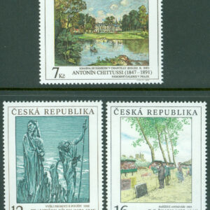 Tjeckien – M  161-163 Konstverk, 3 kpl **