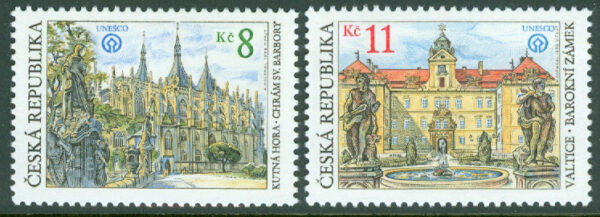 Tjeckien - M  192-193 Hembygdens skönhet, 2 kpl **