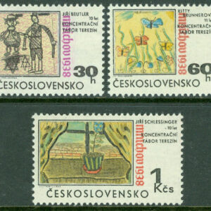 Tjeckoslovakien – M 1816-1818 Münchenöverenskommelsen 30 år, 3 kpl **