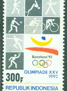 Indonesien – M 1423 OS i Barcelona 1992, 300 R **