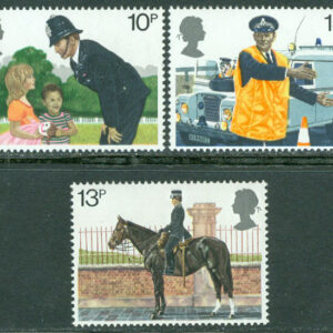 England – M  808-810 Londonpolisen 150 år, 3 ol **