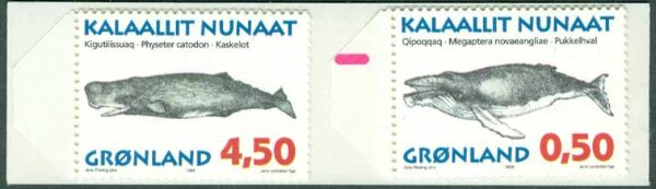 Grönland - Häfte HA  1 Valar 1, 10 frimärken **