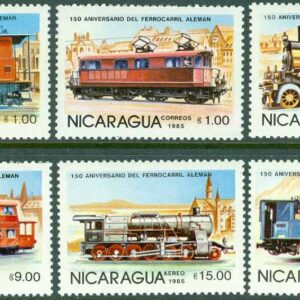 Nicaragua – M 2579-2584 Gamla Lok, 6 kpl **, ktt