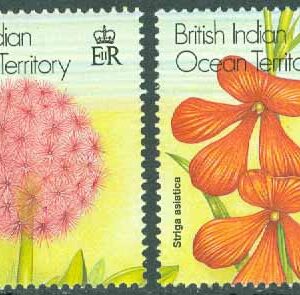 British Indian Ocean Ter. – M  271-272 Inhemsk flora, 2 kpl **