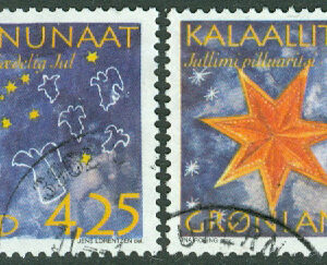 Grönland – F  297-298 Julfrimärken 1996, 2 kpl stpl