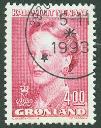 Grönland – F  203 Drottning Margrethe typ IV, 4.00 kr stpl