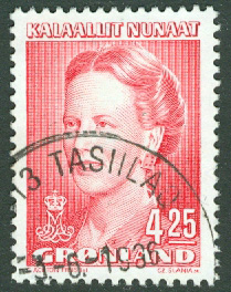 Grönland – F  283 Drottning Margrethe typ IV, 4.25 kr stpl