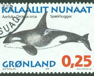 Grönland – F  287 Valar I, späckhuggare, 0,25 kr stpl