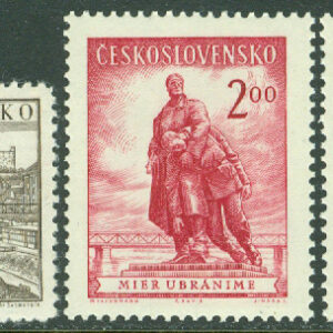 Tjeckoslovakien – M  765-767 Nat. Frimärksutställning i Bratislava, 3 kpl **
