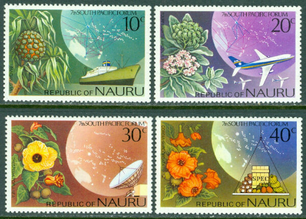 Nauru - M  139-142 Sydpacific forums sammankomst, 4 kpl **
