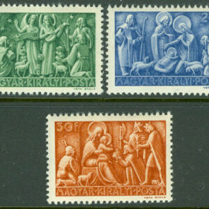 Ungern – M  742-744 Jul 1943, 3 kpl **, kht