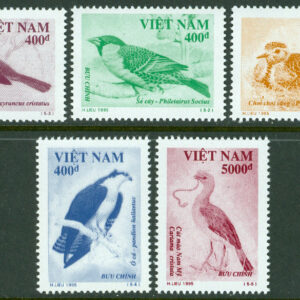 Vietnam – M 2658-2662 Fåglar, 5 kpl **