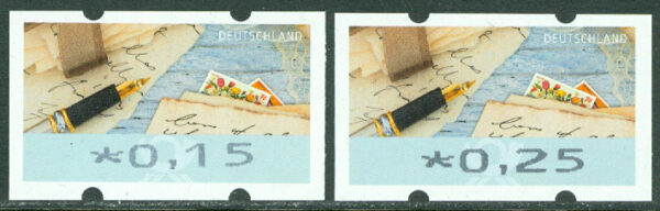 Tyskland - M A    8 Automatfrimärken, 2 ol **