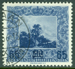 Liechtenstein – M  328 Målningar från furstliga galleriet, 65 Rp stpl