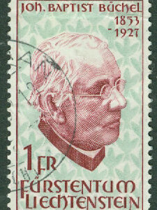 Liechtenstein – M  480 Johann Baptist Büchel, diktare mm, 1 kpl stpl