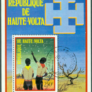 Övre Volta – M BL  15 Scouting, block stpl