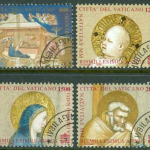 Vatikanen – M 1358-1361 Jul 2000, 4 kpl stpl