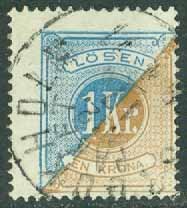 F L 10. Lösen 1 kr  t. 14. STOCKHOLM PAKET 17.4 1877