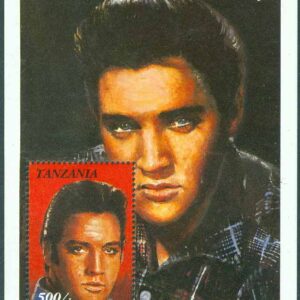 Tanzania – M BL 172 Elvis Presley död 15 år, block **