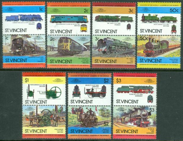 St. Vincent - M  728-735, 738-743 Lokomotiv II, 7 ol par **