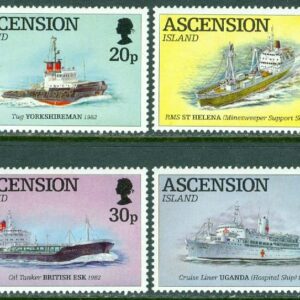 Ascension – M  641-644 Befriandet av Falklandsöarna, fartyg, 4 kpl **