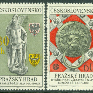 Tjeckoslovakien – M 1789-1790 Prager Burg, 2 kpl **