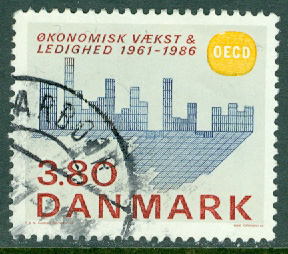 Danmark – F  913 OECD 25 år, 1 kpl stpl