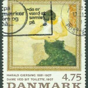Danmark – F 1043 Dansk målarkonst, 4.75 kr stpl