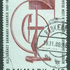 Danmark – F  955 Kulturåret Danmark-Frankrike 1987-1988, 1 kpl stpl