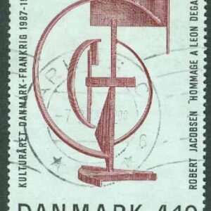 Danmark – F  955 Kulturåret Danmark-Frankrike 1987-1988, 1 kpl stpl