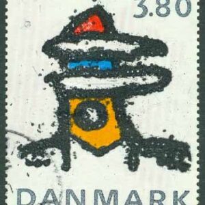 Danmark – F  878 Konstnären Robert Jacobsen, 1 kpl stpl