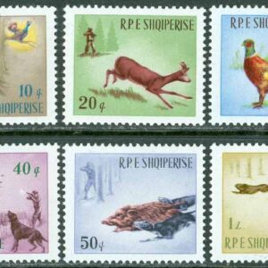 Albanien – M  982-987 Jaktscener, 6 kpl **