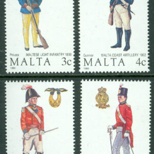 Malta – M  799-802 Maltesiska uniformer II, 4 kpl **