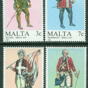 Malta – M  768-771 Maltesiska uniformer I, 4 kpl **
