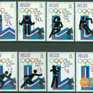 Belize – M  443-450A OS i Lake Placid 1980, 8 kpl **