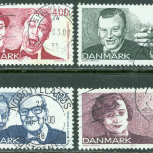 Danmark – F 1241-1244 Dansk revy, 4 kpl stpl