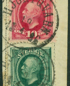 F   54+52 HJORTQVARN 10.4 1896 på klipp   (T/Nä)