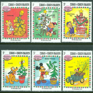 Turks & Caicos Islands – M  648-653 Disneys jul 1983, 6 ol **