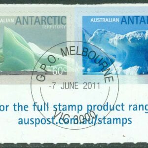 Australian Antarctic Ter. – M  193-194 Isberg, 2 ol stpl