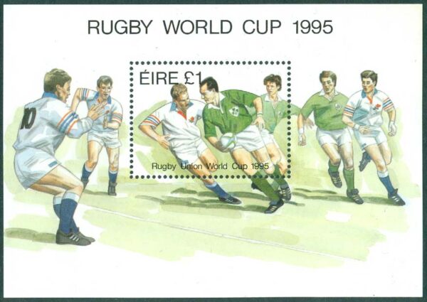 Irland - M BL  16 VM i Rugby, block **