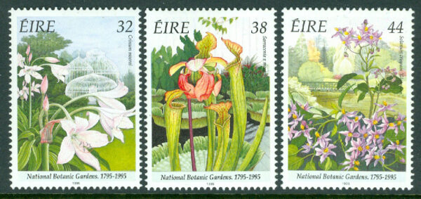 Irland - M  917-919 Botaniska trädgården 200 år, 3 kpl **
