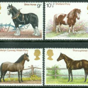 England – M  769-772 Shire Horse Society 100 år, 4 kpl **
